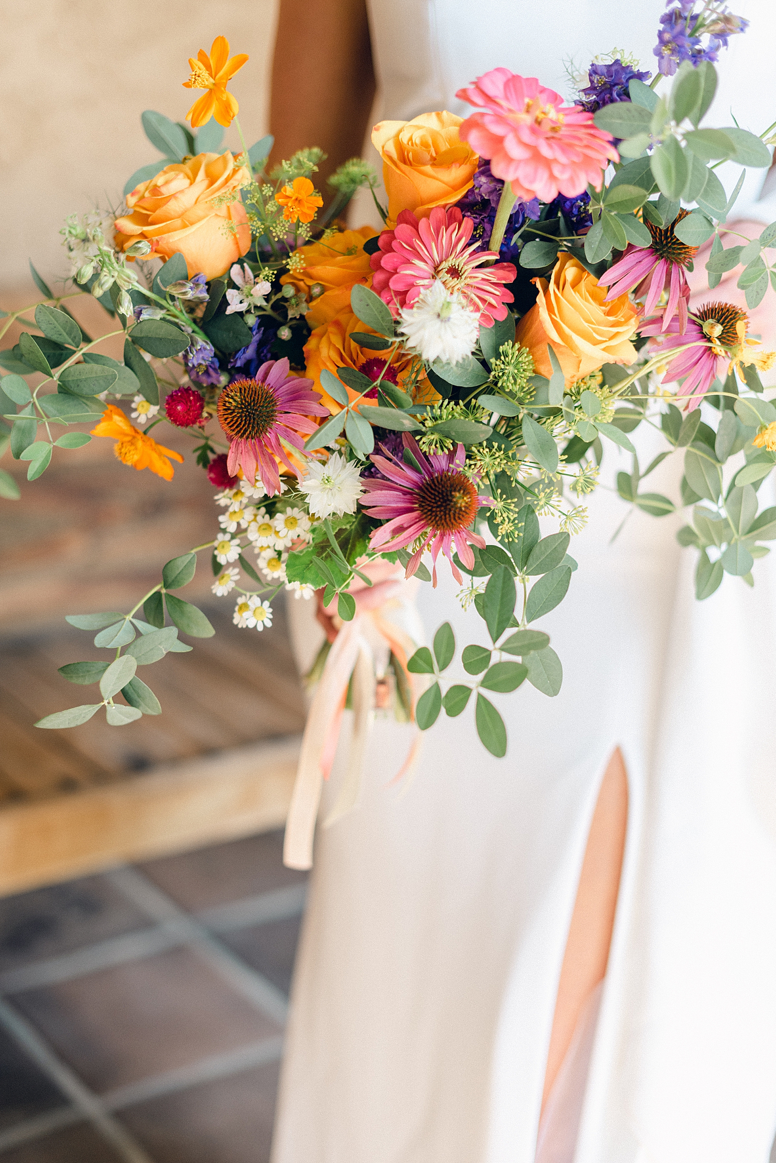 Spring, Summer Colorado wedding; wedding floral design