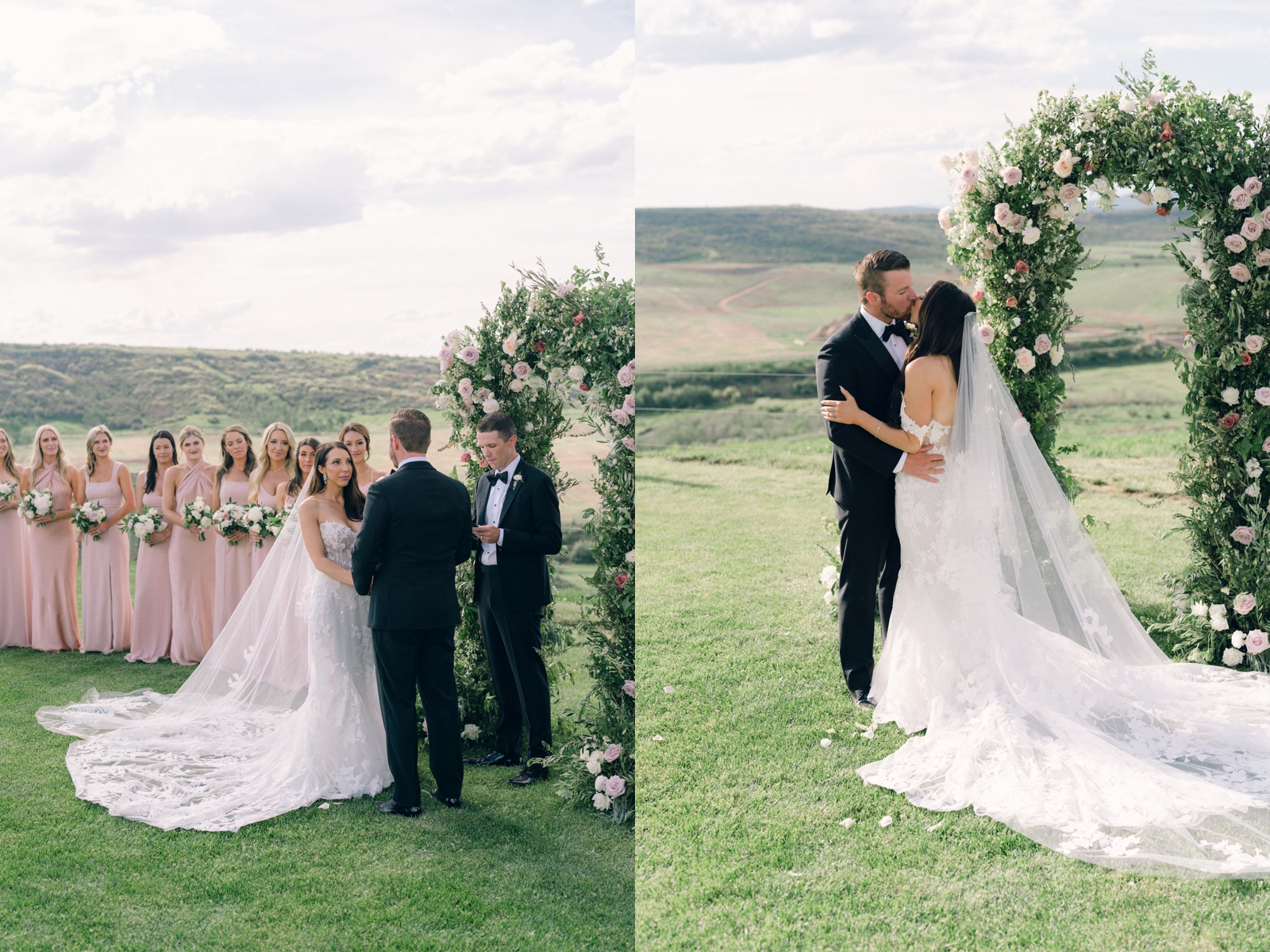 Colorado views; mountain wedding