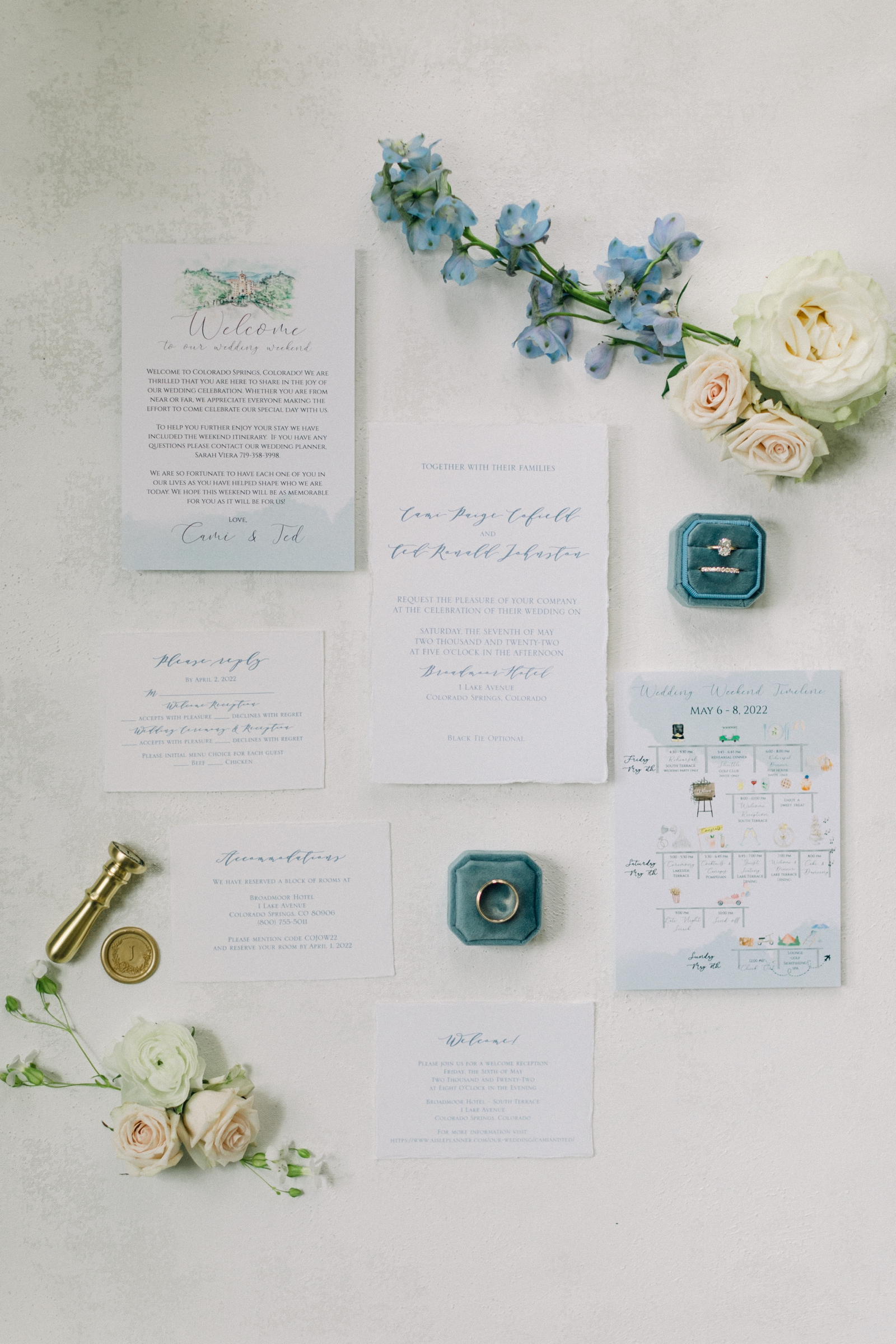 wedding invitation suite design